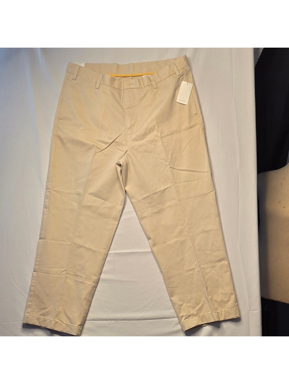 Nautica Clipper Men's Classic Fit Flat Front Khaki Chino Pants 38x29 NWT